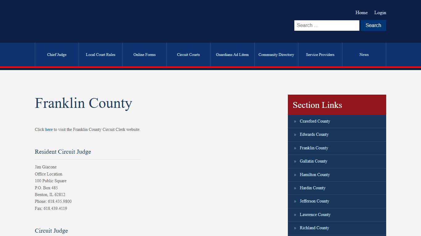 Franklin County - Illinois Second Judicial Circuit Court